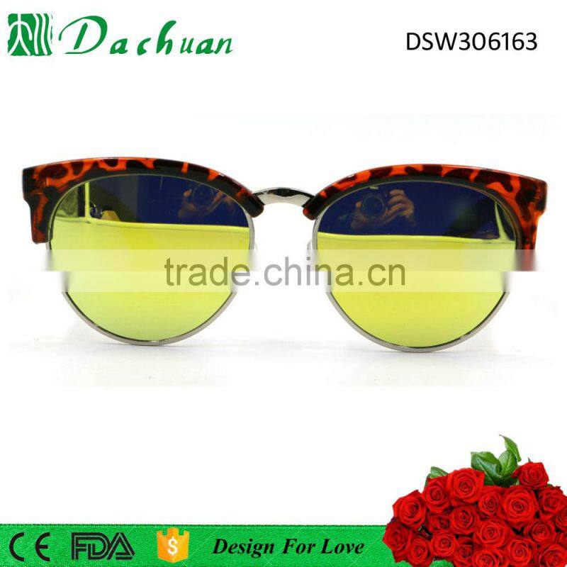 High quality good sale round polarized plastic bamboo sunglasses with 100% natural bamboo temple