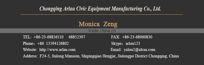 Floor mounted bike parking stand for public facilities