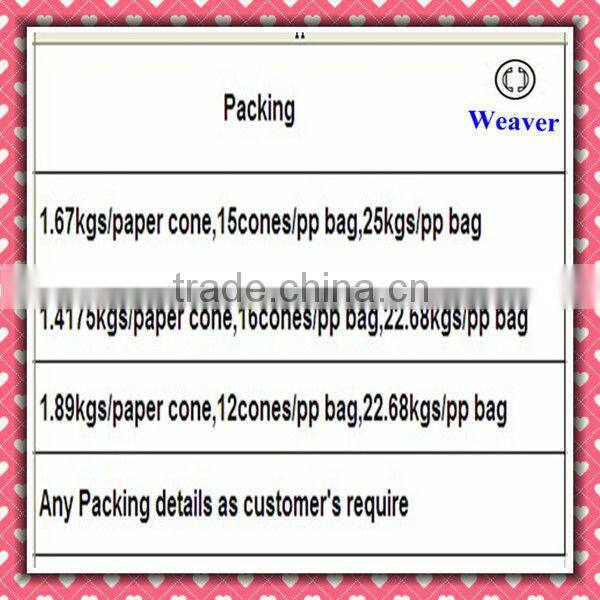 High quality 100% polyester sewing thread cone