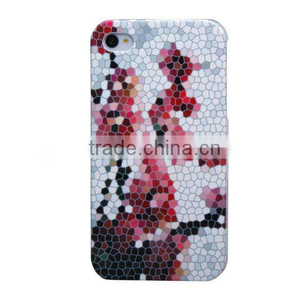plum flower design cell phone cover for iphone 4