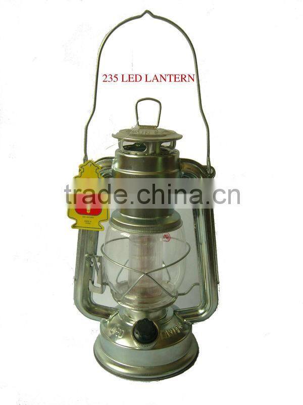 235 Column Type ZINC CHANGEABLE BRIGHTNESS LED LANTERN