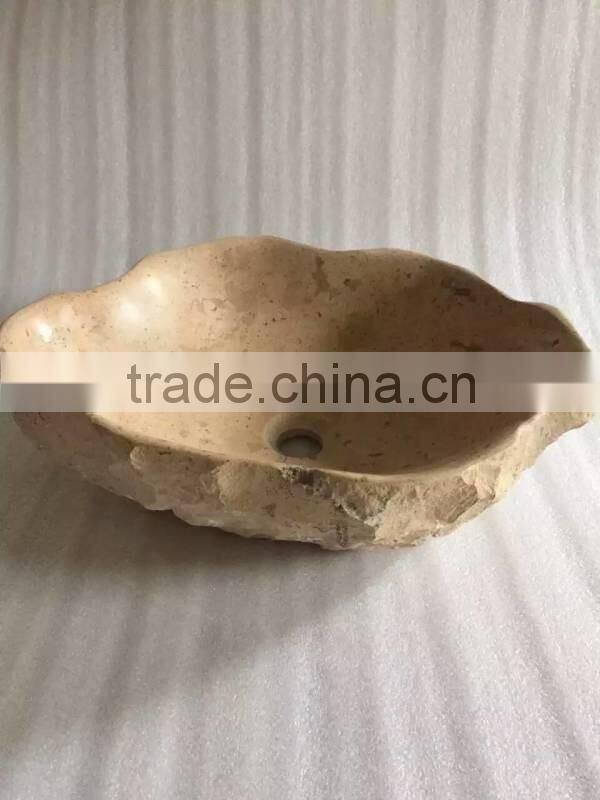 Luxury building design natural stone marble bathroom pedestal sinks for sale