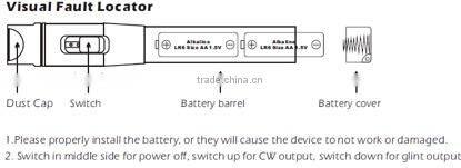 ST816B Red Light Source/optical fiber installation and maintenance/VFL