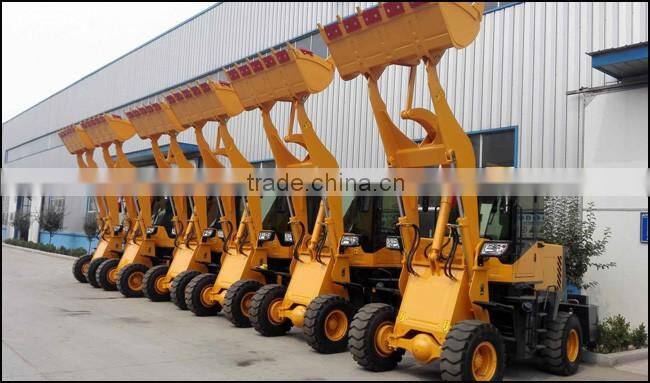 china ZL-10 new mini shovel laoder 4DW wheel loader