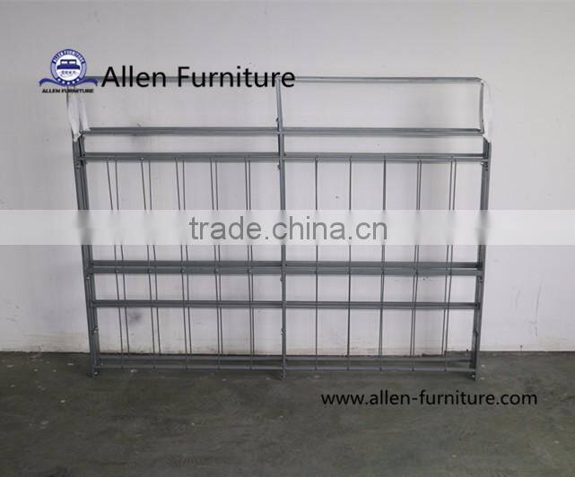 Easy to assemble and storage box spring/mattress foundation with center folding, with legs, twin to cal king