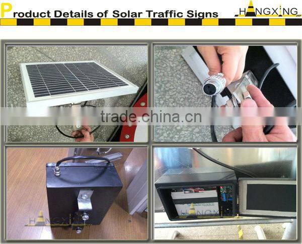 Solar LED Aluminum Reflective Traffic Sign(SS19)
