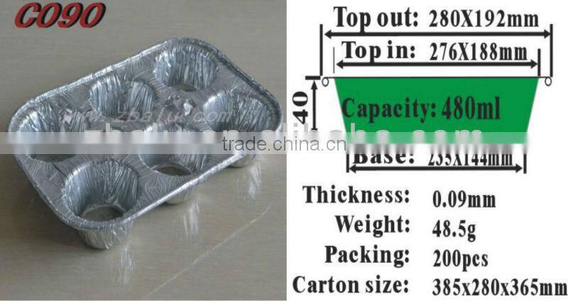 Newest!! Zhongnbo 6 compartments food container C090