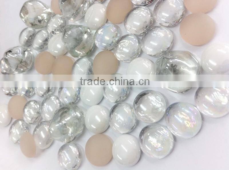 Good quality colorful glass gems flat back stone