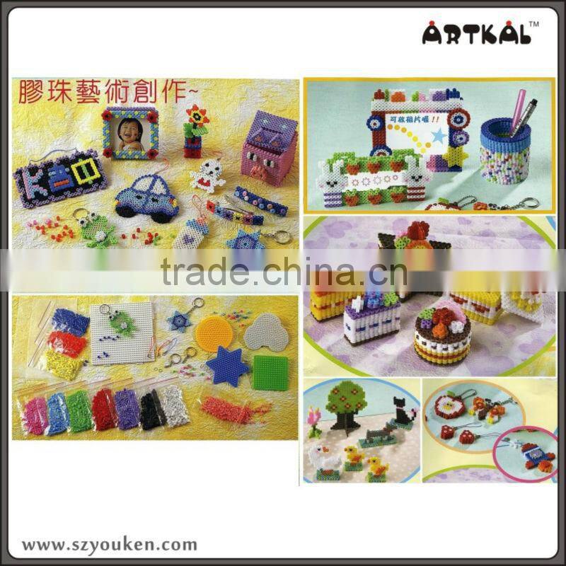 jewelry sets A2.6mm soft perler beads eva puzzle education toy for kits