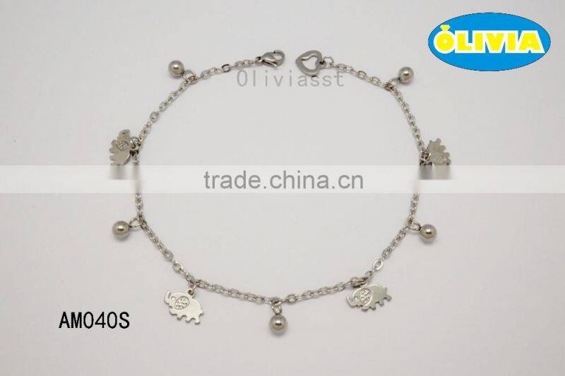 Olivia Jewelry High Quality Stainless Steel Charming Anklet