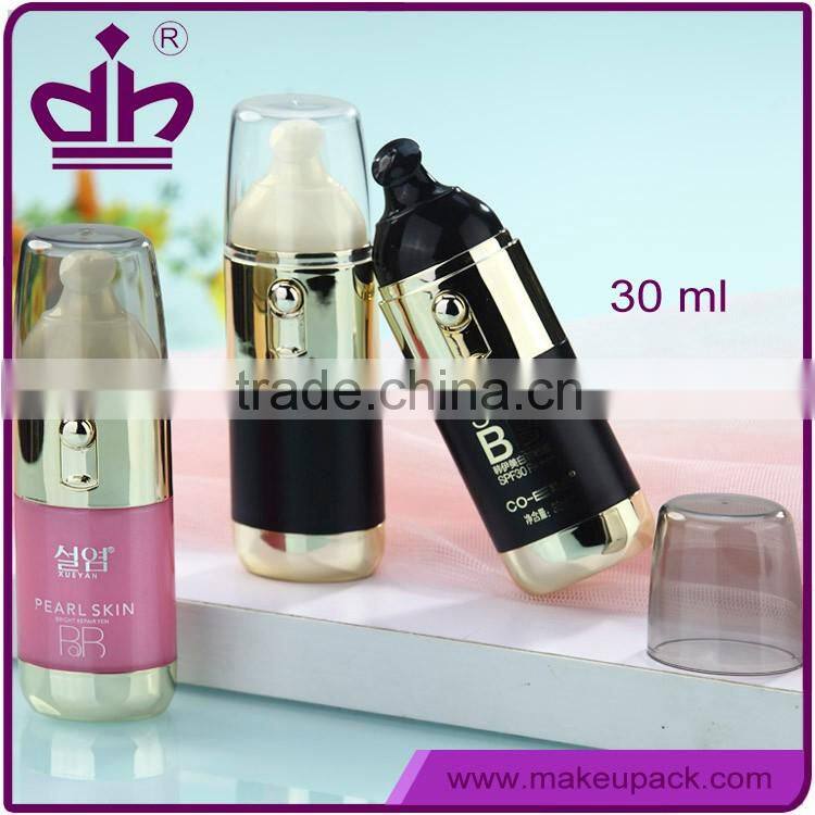 White plastic compact air cushion bb foundation case