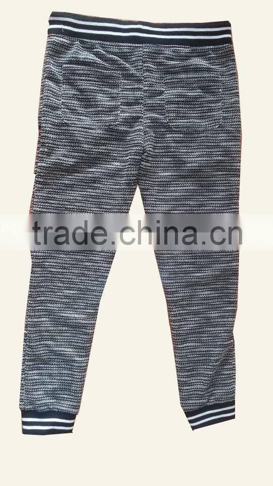 Cotton polyester hemp custom design plain women harem sweat pants