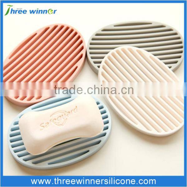 hot sale wholesale silicone soap dish silicone soap holder