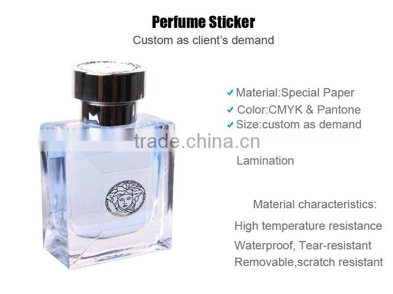 Custom Wholesale Printing Self Adhesive Label Stickers For Perfume