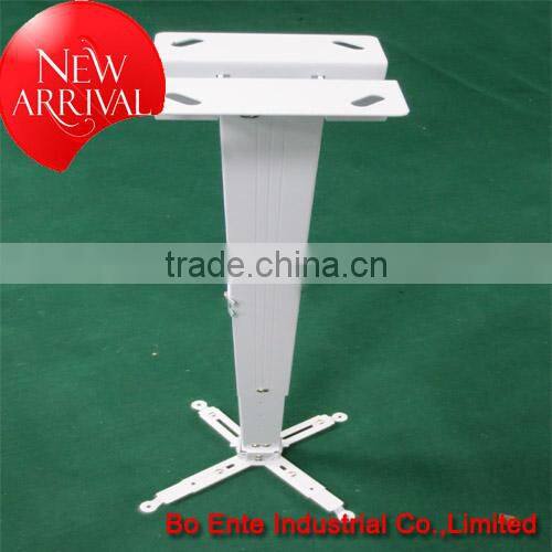 Cable Hidden Retractable 43~120 cm Projector Ceiling Mount with Universal Adapter Spider Plate for Office LED Projector
