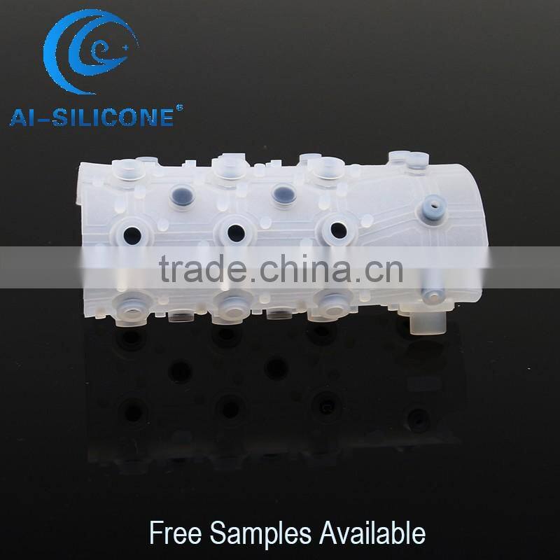 Custom Made Conductive Membrane Silicone Keypads, Liquid Silicone Rubber Keypads For Remote