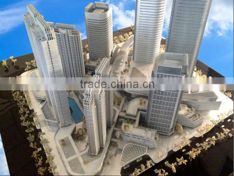 Scale model for commercial business building model making from China supplier