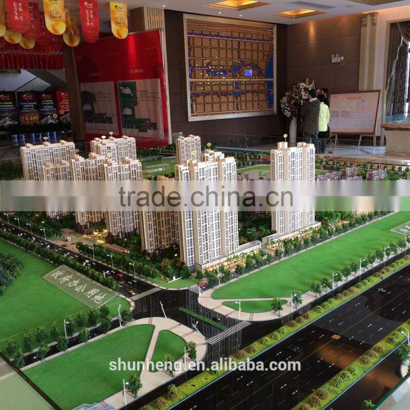 Residential apartment scale building model for sale centre