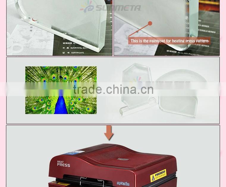 Customized 3D Family Photo Crystal Gift Low Price Sublimation Crystal