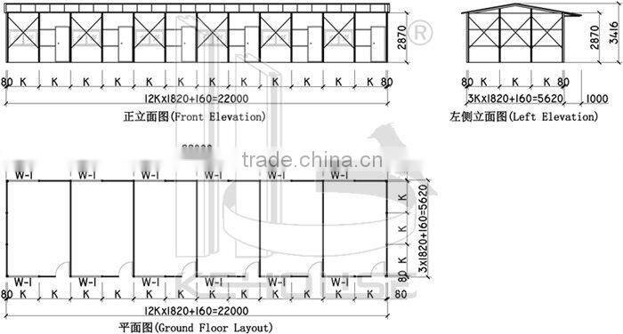 Fast build prefab dog house easy assembly prefab house
