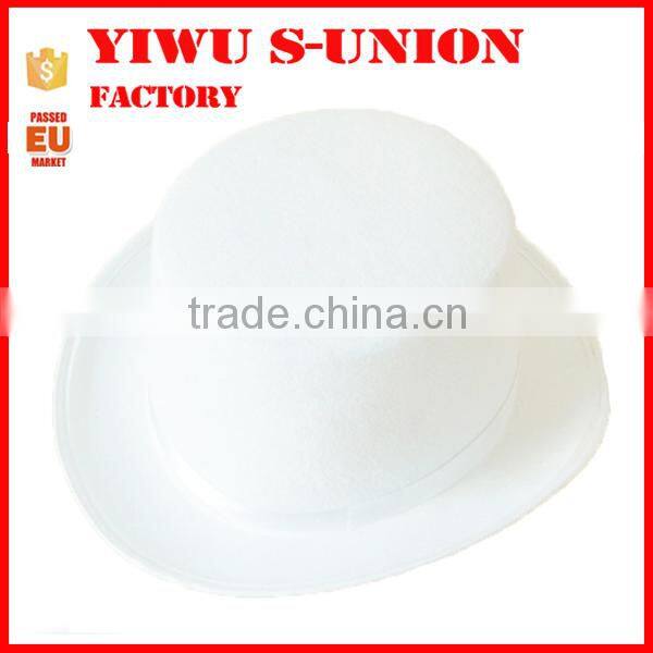 Fashion non woven white magic round felt fiesta lincoln cheap top hats