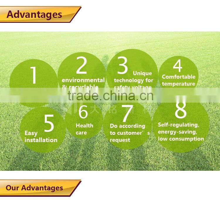 creative energy-efficient electric underfloor heating matt