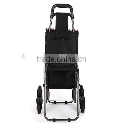six wheels foldable shopping trolley bag