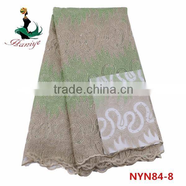 2016 Haniye Tulle lace fabric, African net lace, wholesale African lace fabrics/NYN84