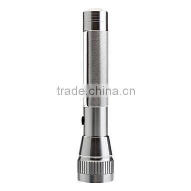 aluminum led solar power flashlight