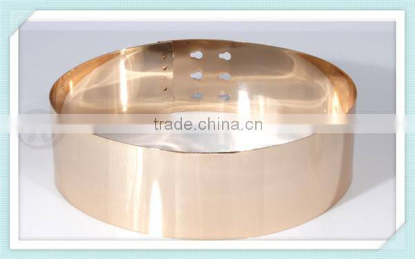 fashion Golden metal mirror belt for sexy lady