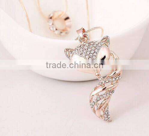 European and American fashion necklace alloy exaggerated fashion brief paragraph sweater chain necklace