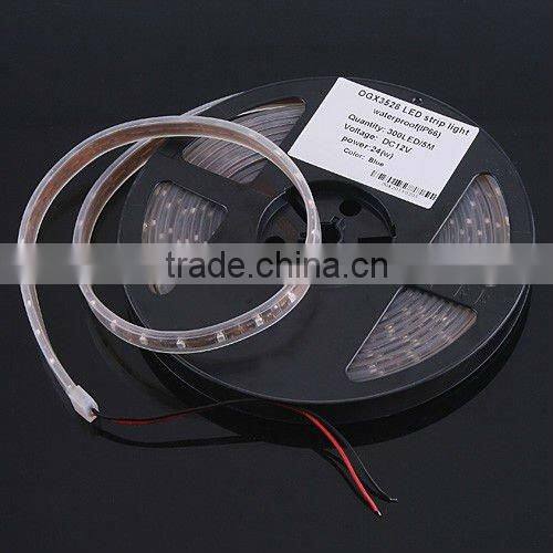 Cuttable 12V 24V 60led/m Blue 60LED/M 3528 led flexible neon strip light