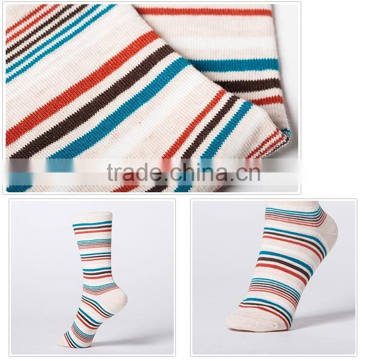 Make your own socks strip coloured women's knee-high socks