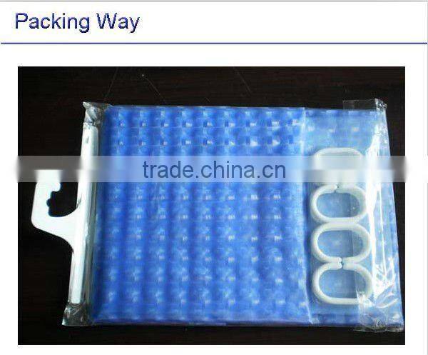 Europe newest printed design PEVA/PVC/3D shower curtain