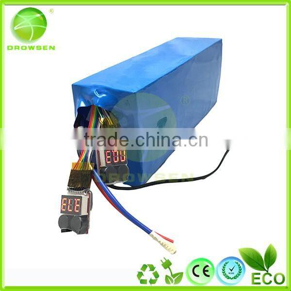 13S5P INR18650 3C Discharge electric bicycle 48v 10ah lithium ion battery pack