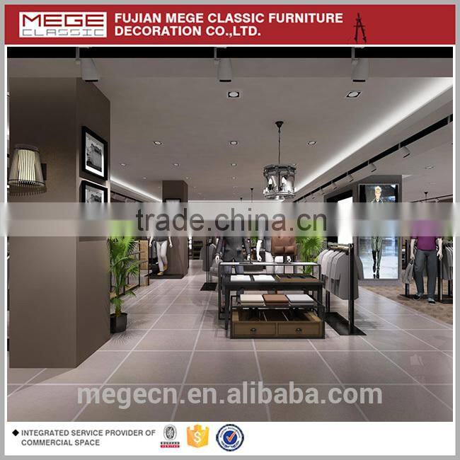 hot selling wooden wall fixture display for fashion clothes