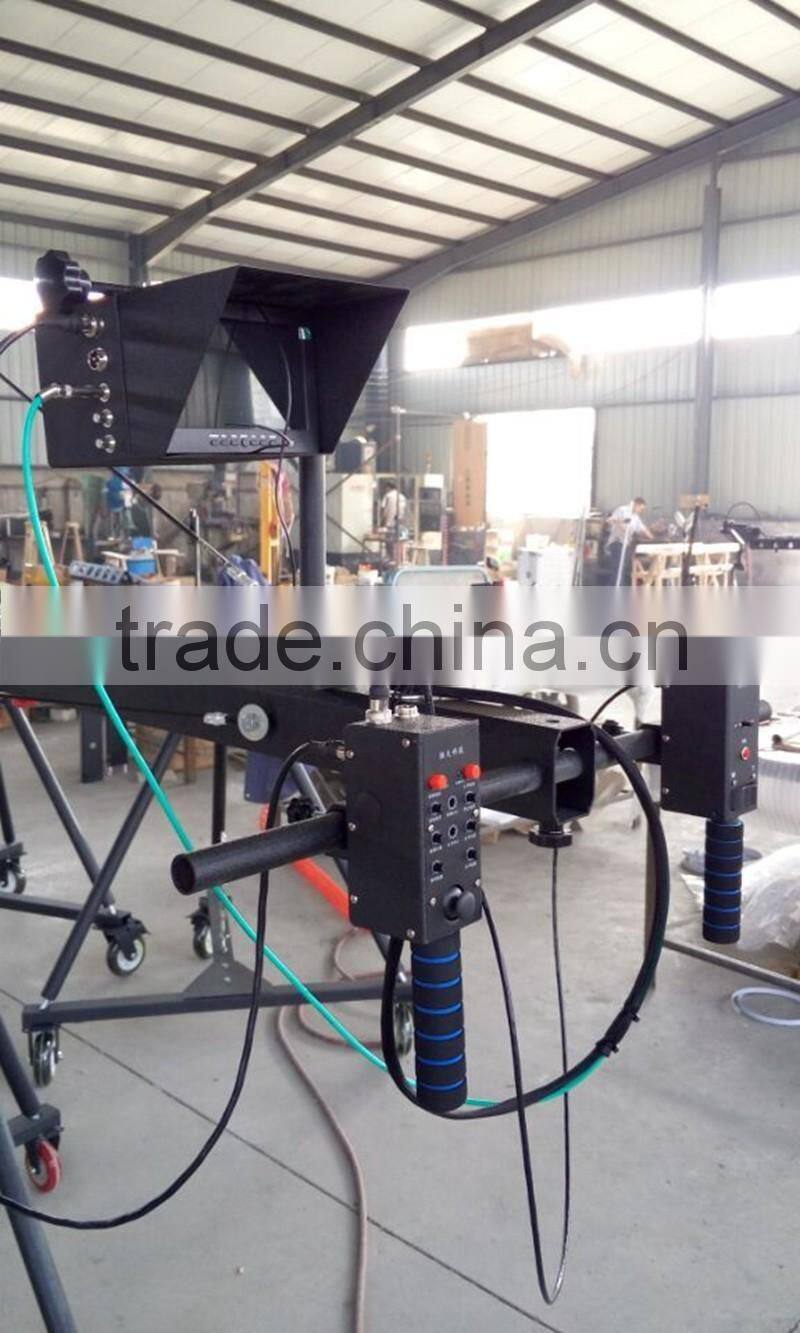Professional 8m square DV jimmy jib crane film&video shooting TV camera crane