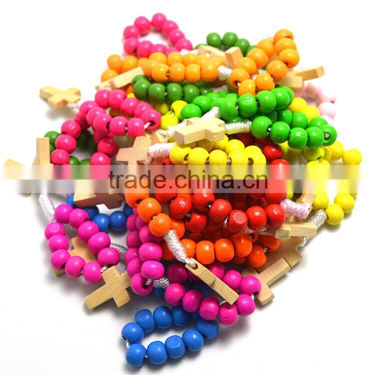 Finger Ring Catholic rosary in stainless steel jewelry,Catholic Finger colors Rings,wood beads cord rosary