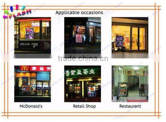 2015 New products acrylic led writing board with remote control