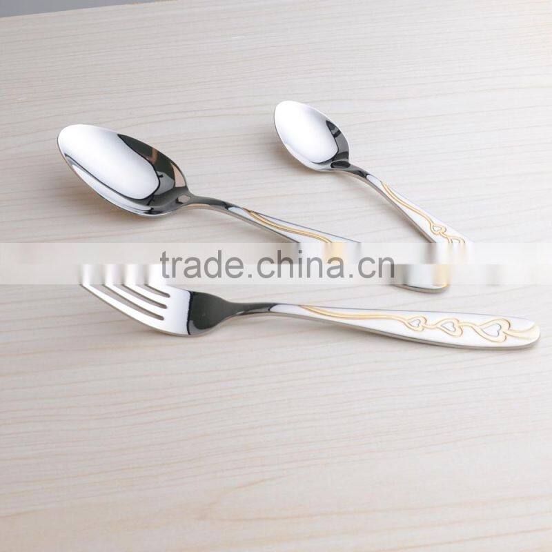 korean spoon set , elegant spoon and fork set , spoon set