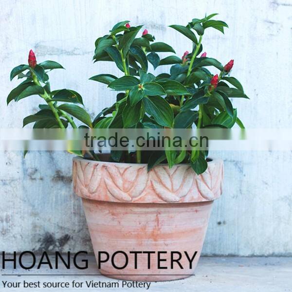 Large Round Terracotta Flower Pot / Planter Wholesale