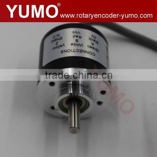ISC3806 6mm 360ppr ABZ phase 5V 12V push pull Bottom outlet Solid shaft incremental rotary encoder cnc machine encoder