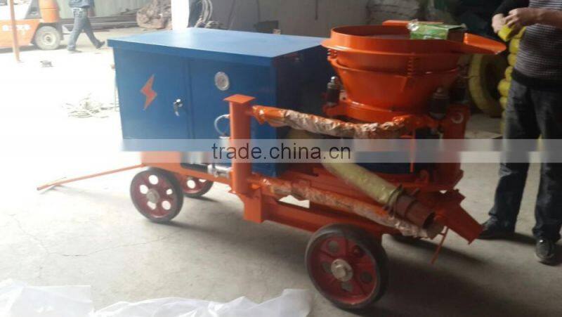 concrete cement pulp shooting shotcrete injector machine