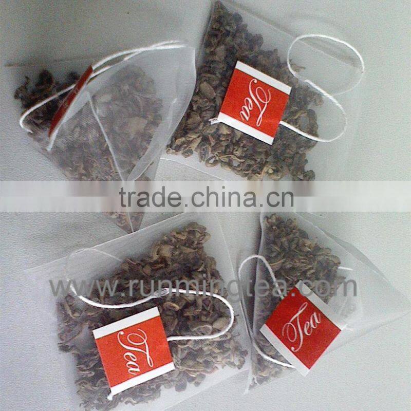 Organic Green Tea Bag Pyramid Tea Bags