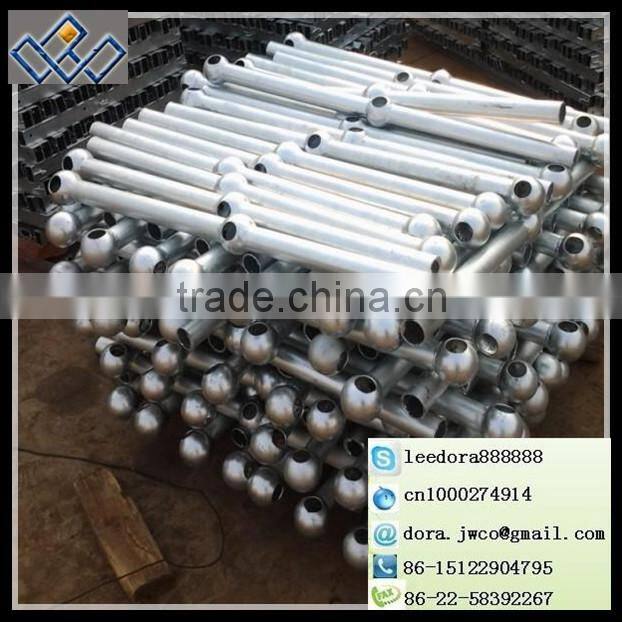 Hebei Jiuwang galvanized steel ball joint handrail ISO9001 20years manufacturer