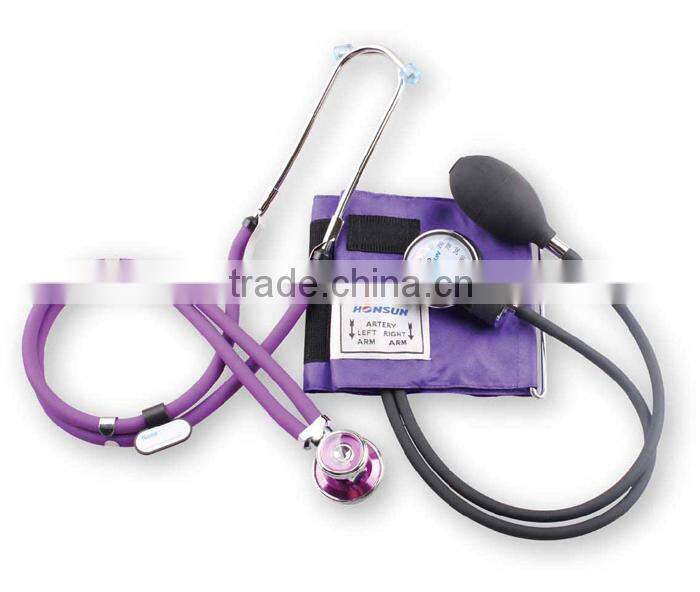 Medical Aneroid Hot Pink Hearts Sphygmomanometer and Sprague, Rappaport Kit