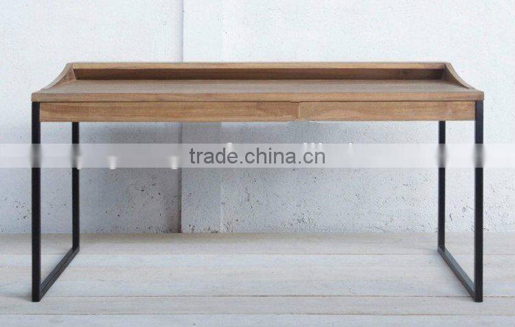 New Design Wholesale Natural vintage wooden bar cashier reception desk reception desk clothing store cashier station With Drawer