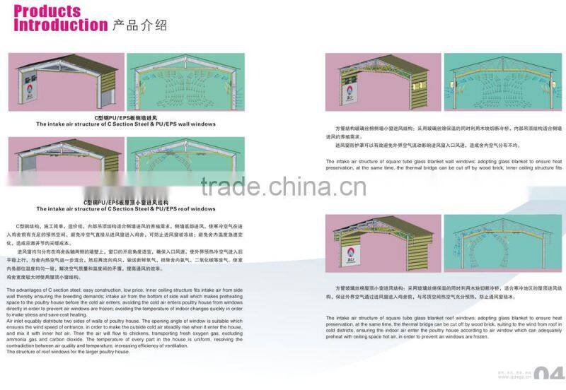 Poultry farm house chicken structure