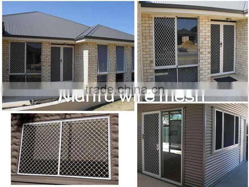 6.5mm,7mm window screen mesh aluminum grid mesh (Guangzhou Factory)