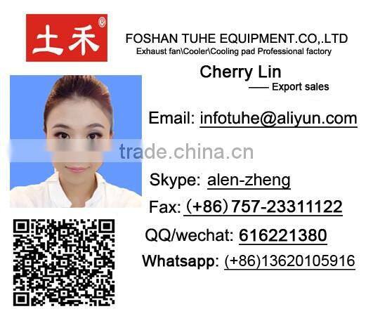 Roof mounted evaporative air cooler